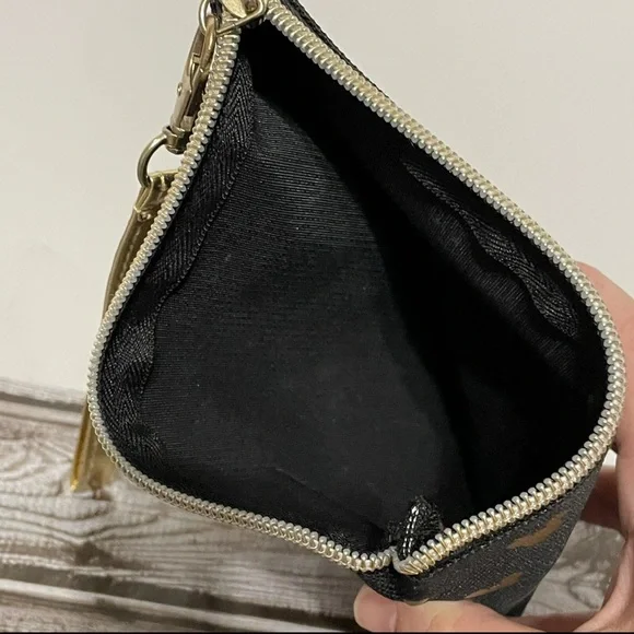 Disney Black and Gold Mickey Mouse Pouch - Picture 3 of 4